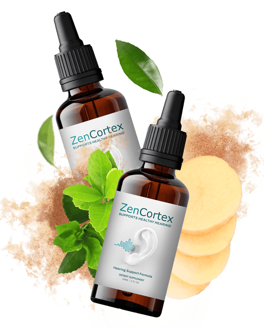 ZenCortex hearing support liquid drops bottle